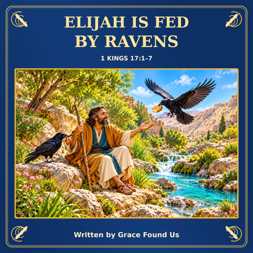 Elijah Is Fed by Ravens